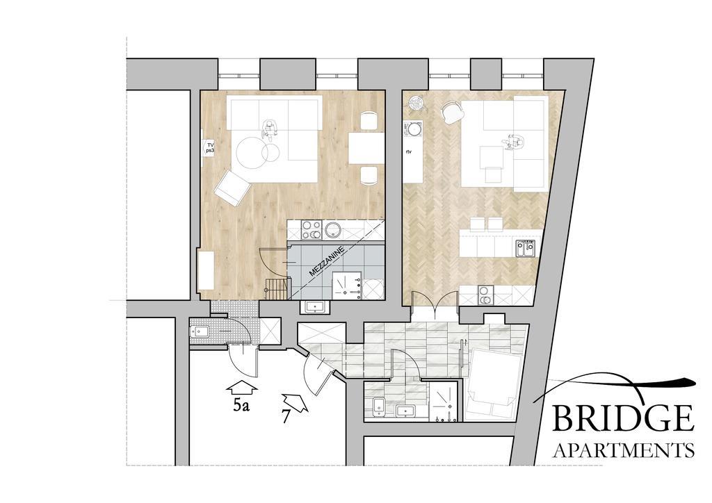 Bridge Apartments Краків Екстер'єр фото